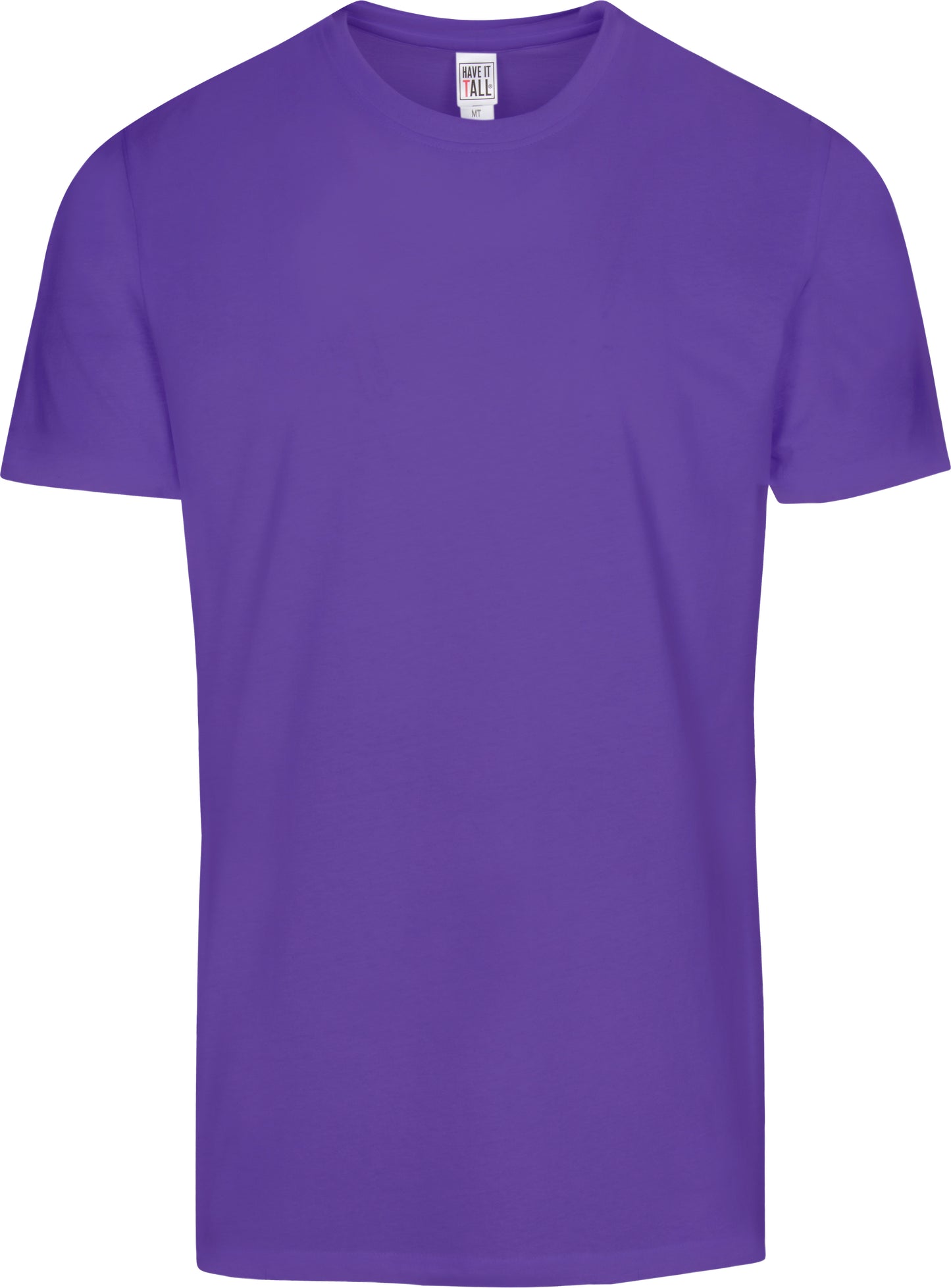 Have It Tall Purple T shirt premium blend slim fit soft breathable shrink resistant tee shirt against a white background