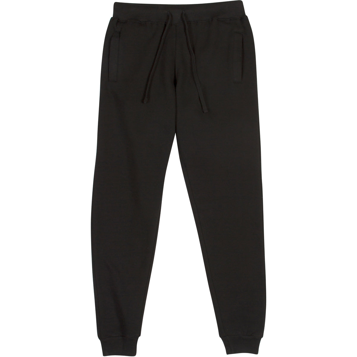 Have It Tall joggers sweat pants for comfort with extra length in black against a white background