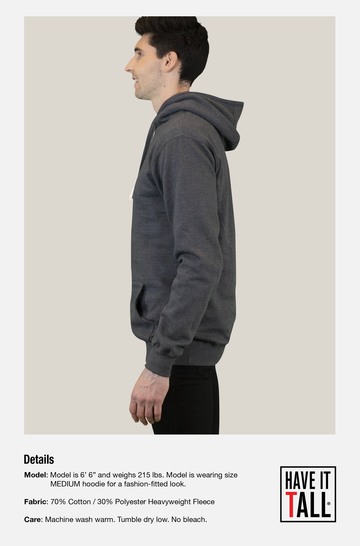 Have It Tall Pullover Hoodie with Never Better Graphic