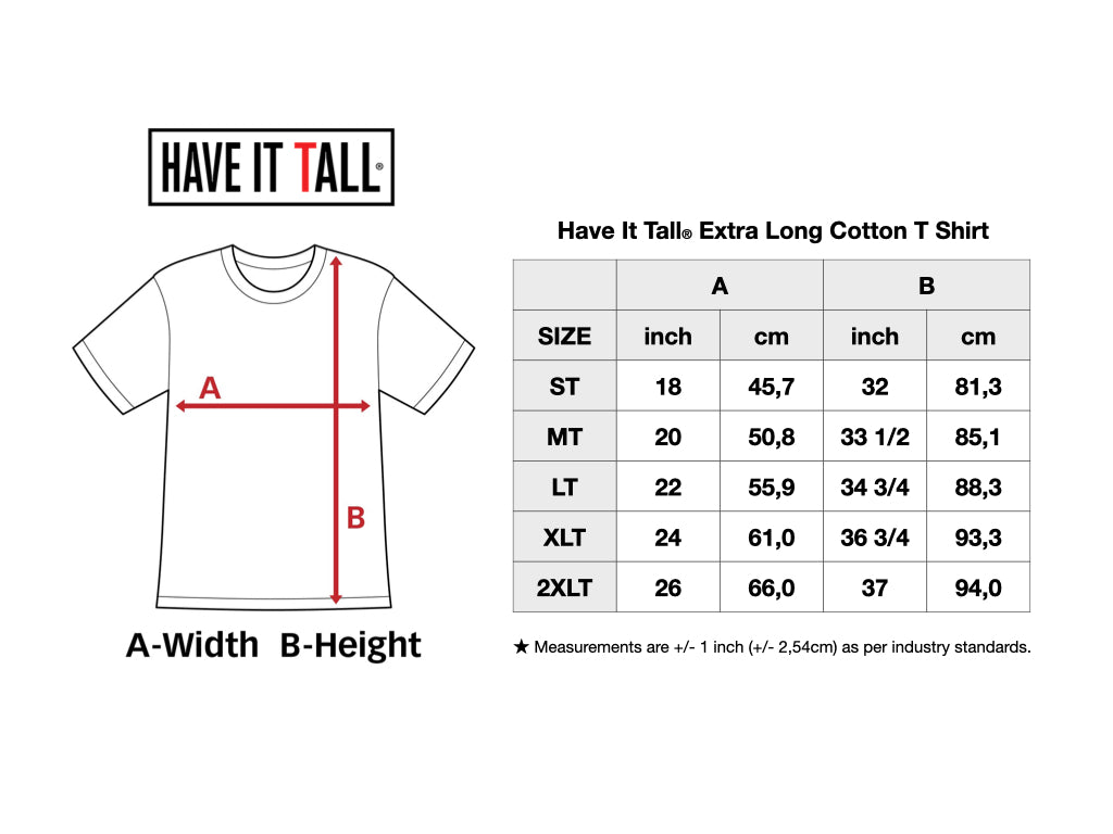 Have It Tall Extra Long Soft Blend T Shirt