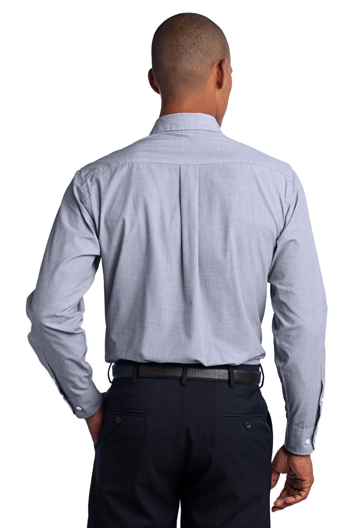 Port Authority Tall Crosshatch Easy Care Shirt