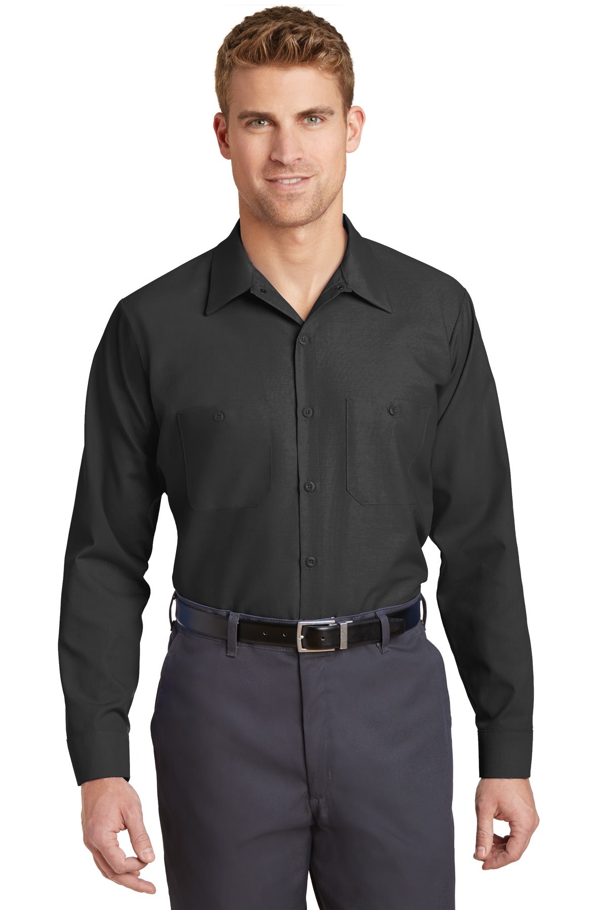 Red Kap Long Size Long Sleeve Industrial Work Shirt