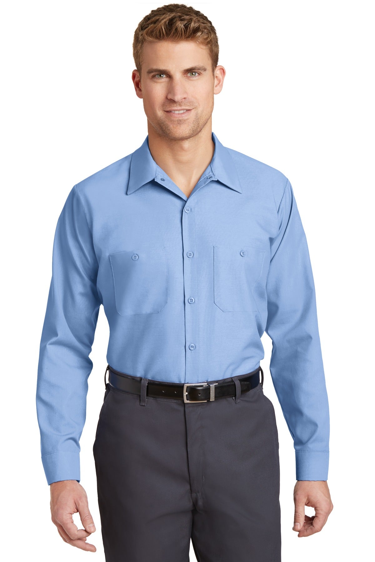 Red Kap Long Size Long Sleeve Industrial Work Shirt