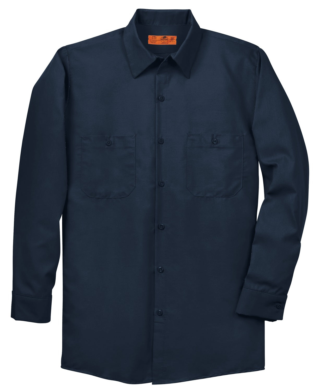 Red Kap Long Size Long Sleeve Industrial Work Shirt