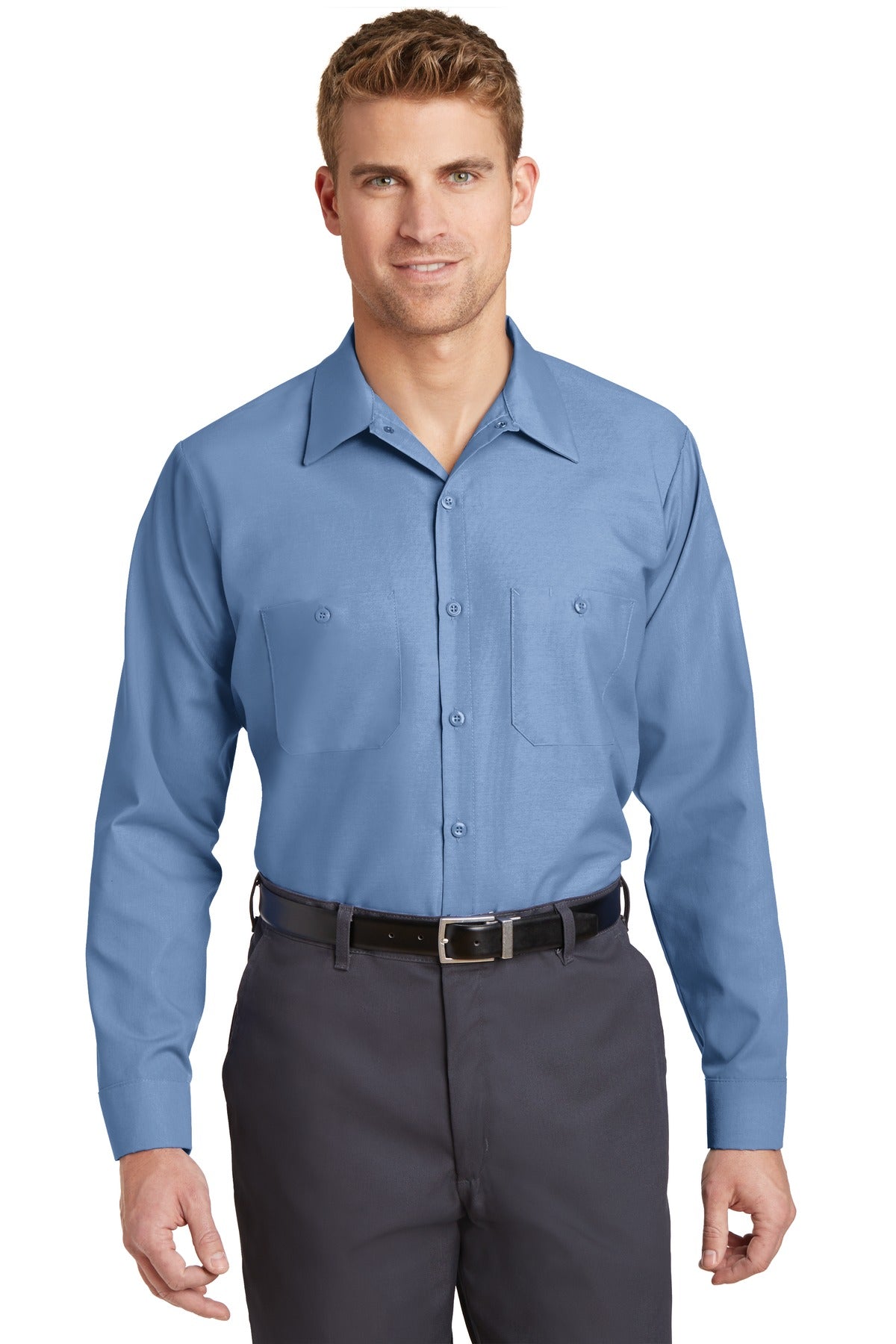 Red Kap Long Size Long Sleeve Industrial Work Shirt