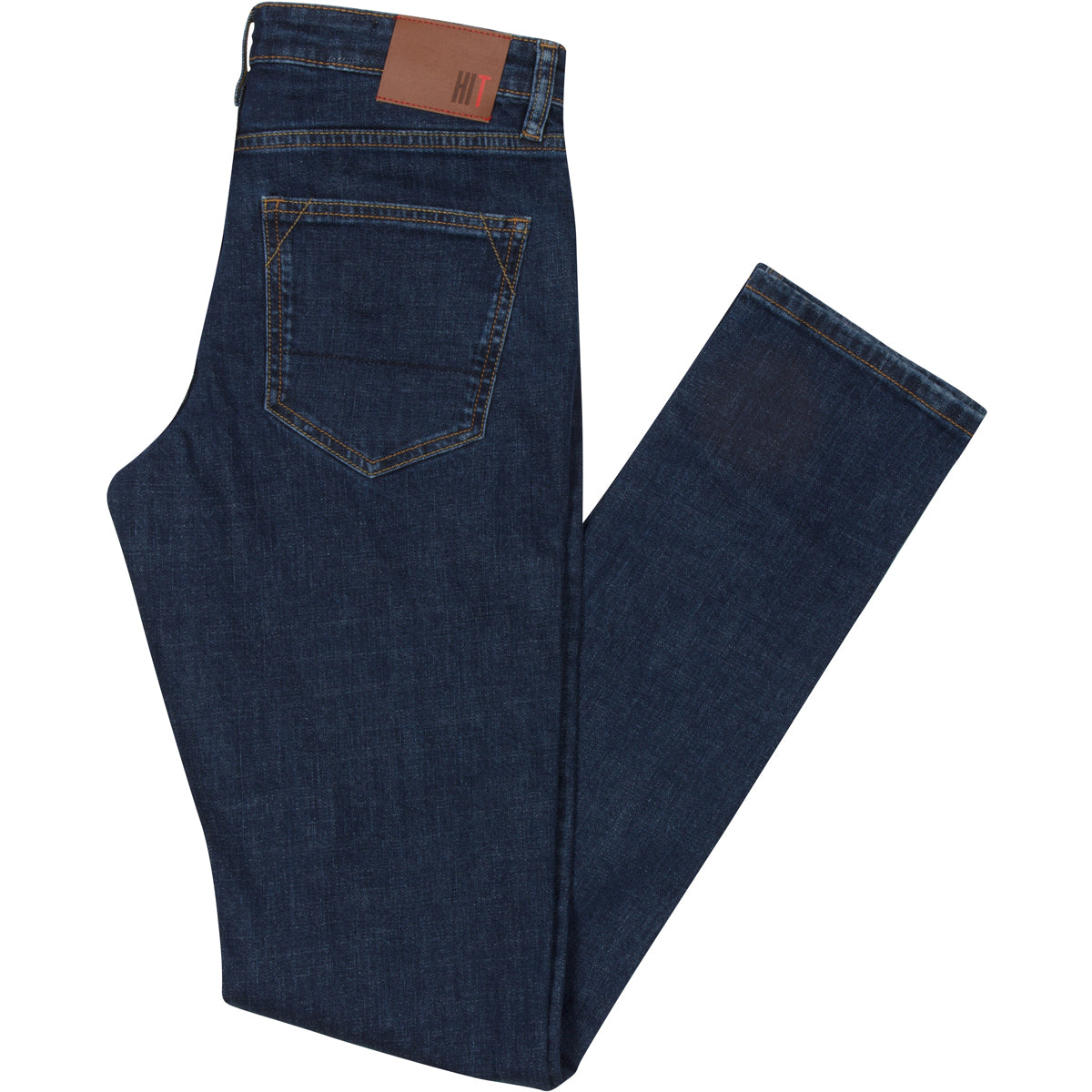 Have It Tall Straight Leg indigo Stretch Denim Jeans 90/10 cotton/poly blend against a white background