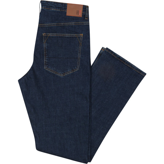 Have It Tall Straight Leg indigo Stretch Denim Jeans 90/10 cotton/poly blend against a white background