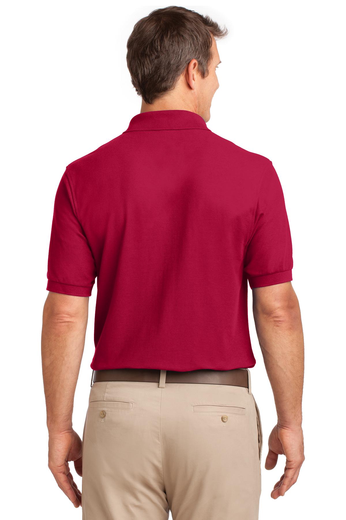 Port Authority Tall Silk Touch Polo with Pocket