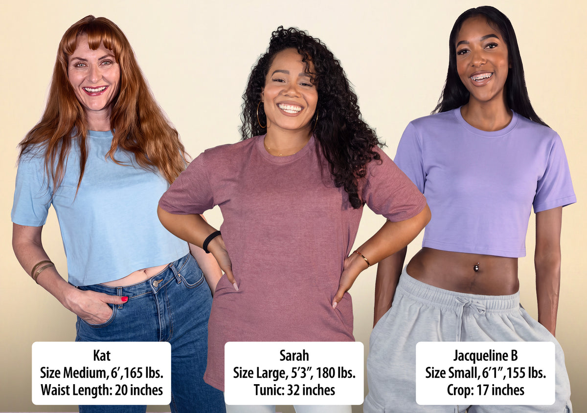 Women's Soft Blend Fashion Fit T Shirt - Your Custom Length!