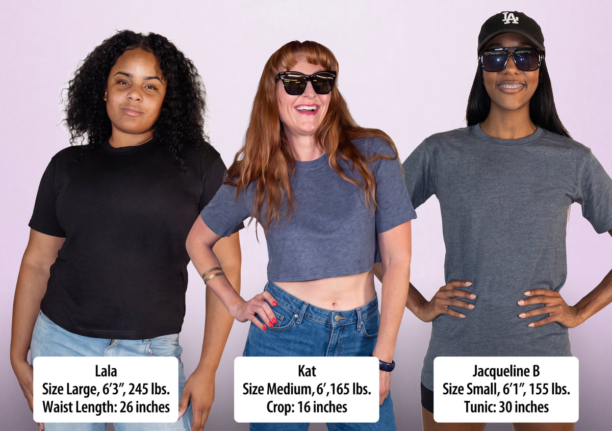 Women's Soft Blend Fashion Fit T Shirt - Your Custom Length!
