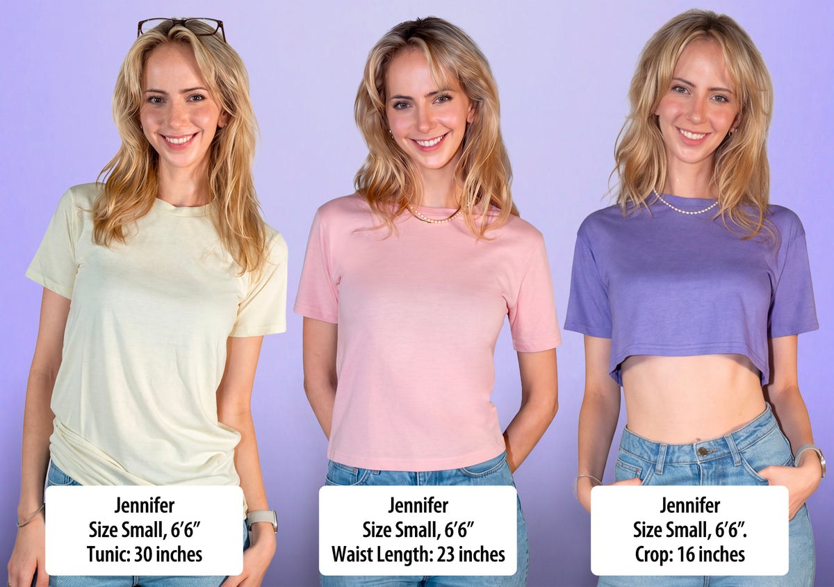Women's Soft Blend Fashion Fit T Shirt - Your Custom Length!