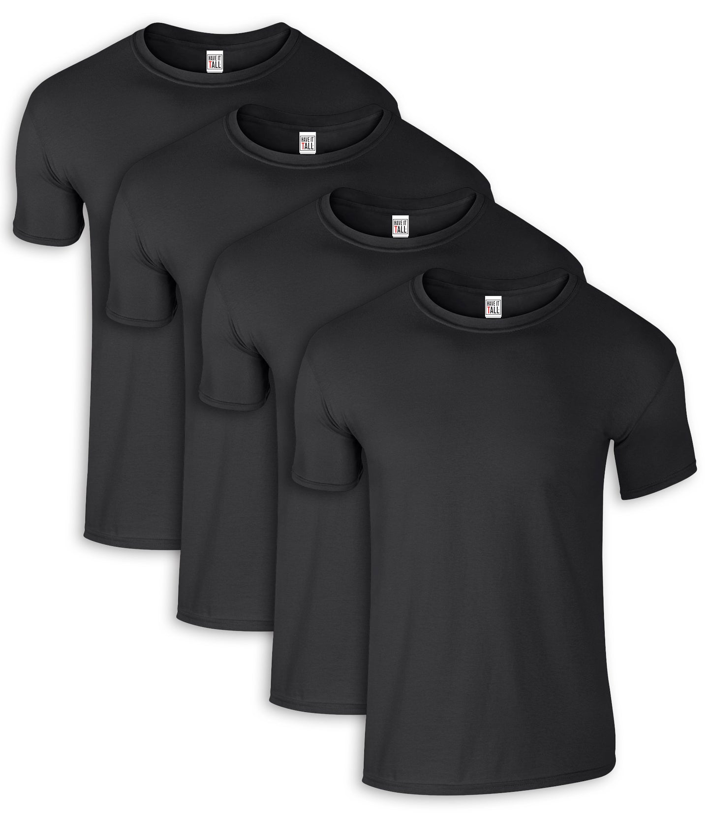 Have It Tall Soft Blend Fitted T Shirt  | 4 Pack