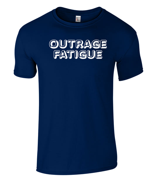 Have It Tall Men's Outrage Fatigue Graphic T Shirt