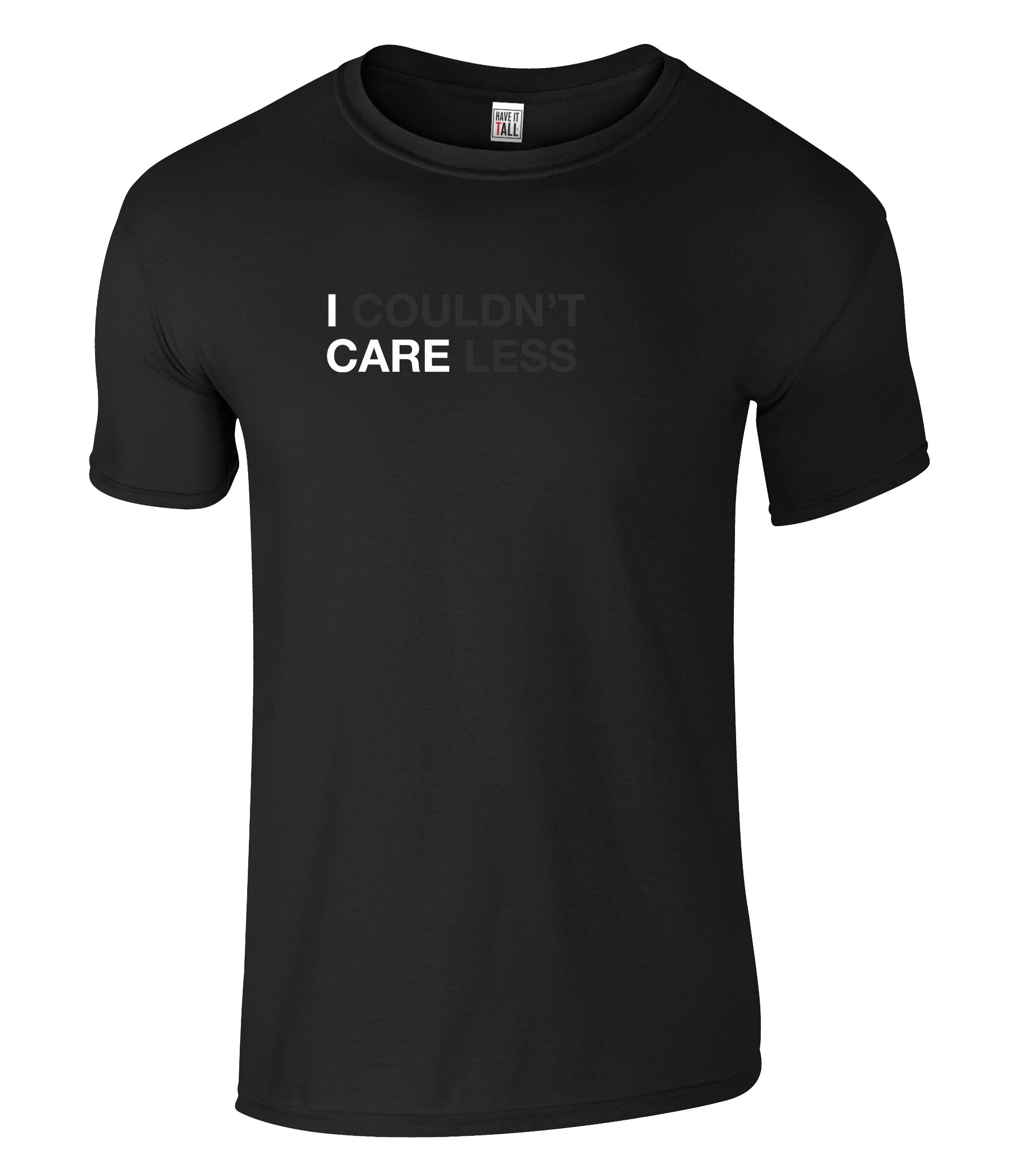 I (Couldn't) Care (Less)