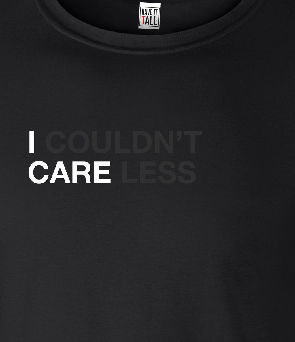 I (Couldn't) Care (Less)