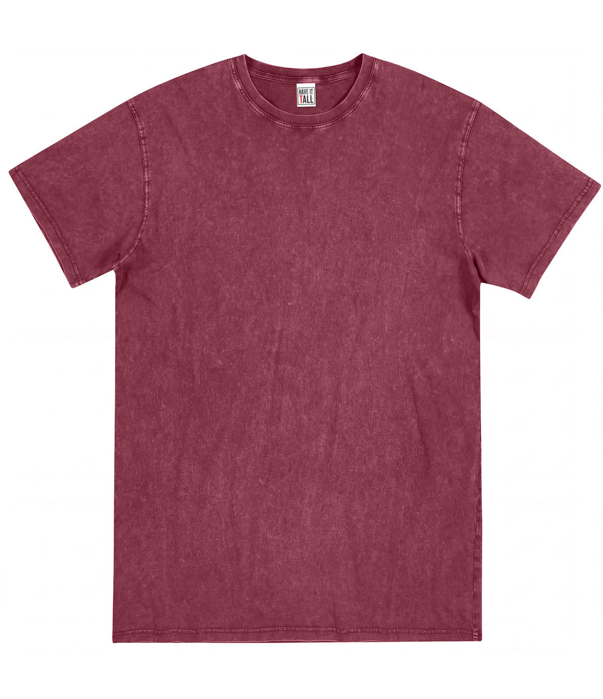 Women's Vintage Wash Cotton Relaxed Fit T Shirt - Your Custom Length!