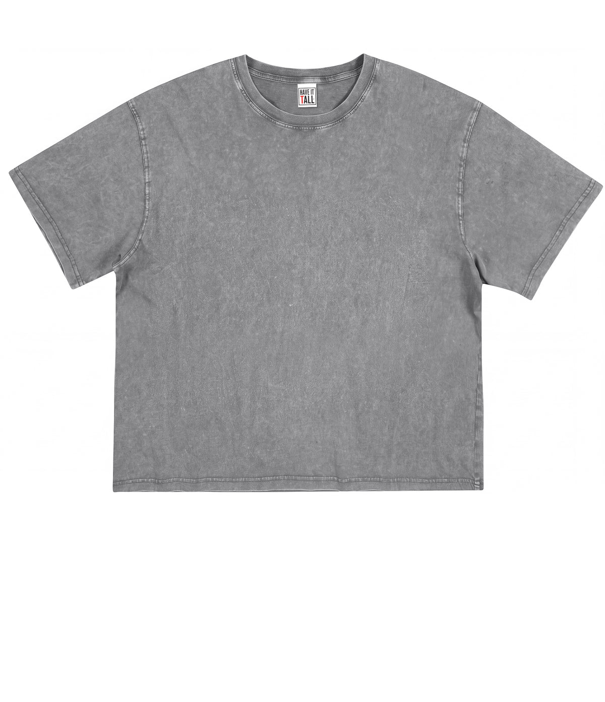 Women's Vintage Wash Cotton Relaxed Fit Boxy T Shirt - Waist Length