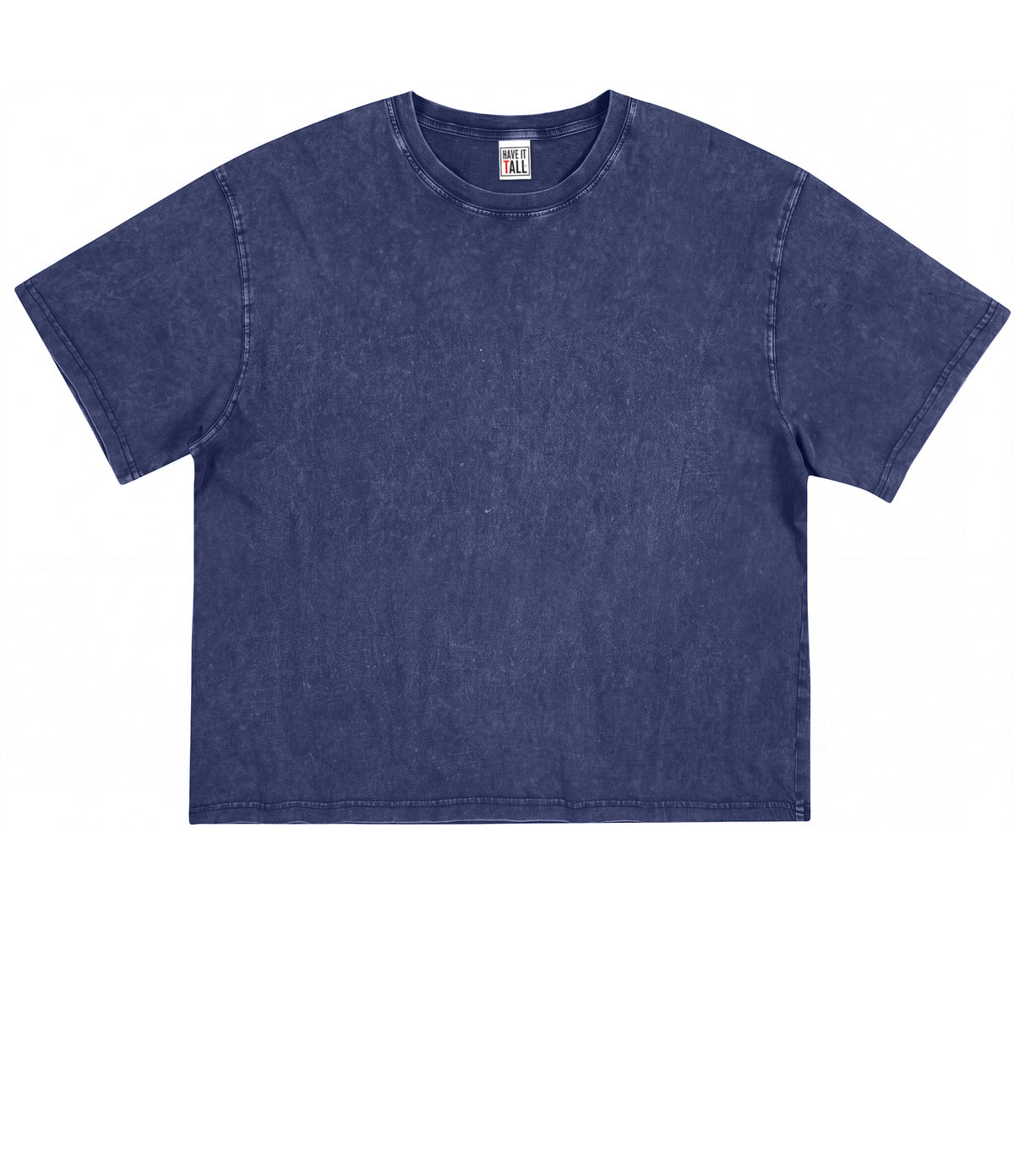 Women's Vintage Wash Cotton Relaxed Fit Boxy T Shirt - Waist Length