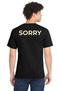 Sorry Back Print