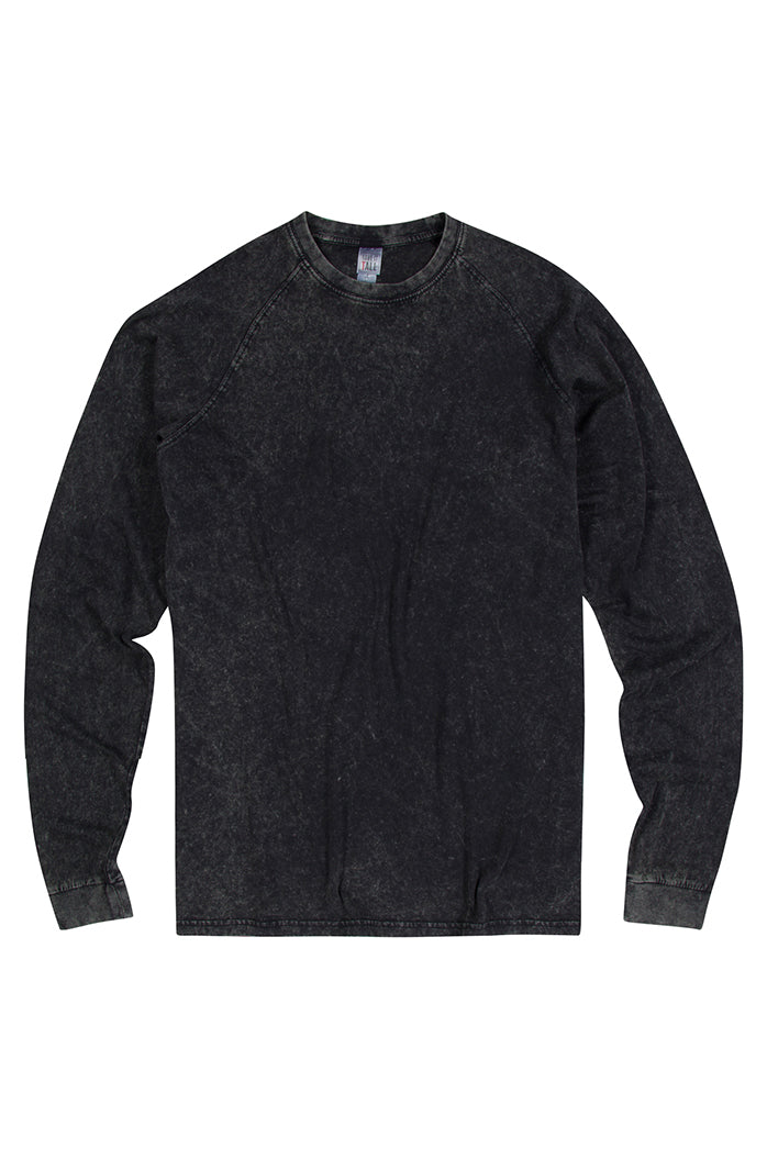Raglan Long Sleeve Vintage Stone Wash