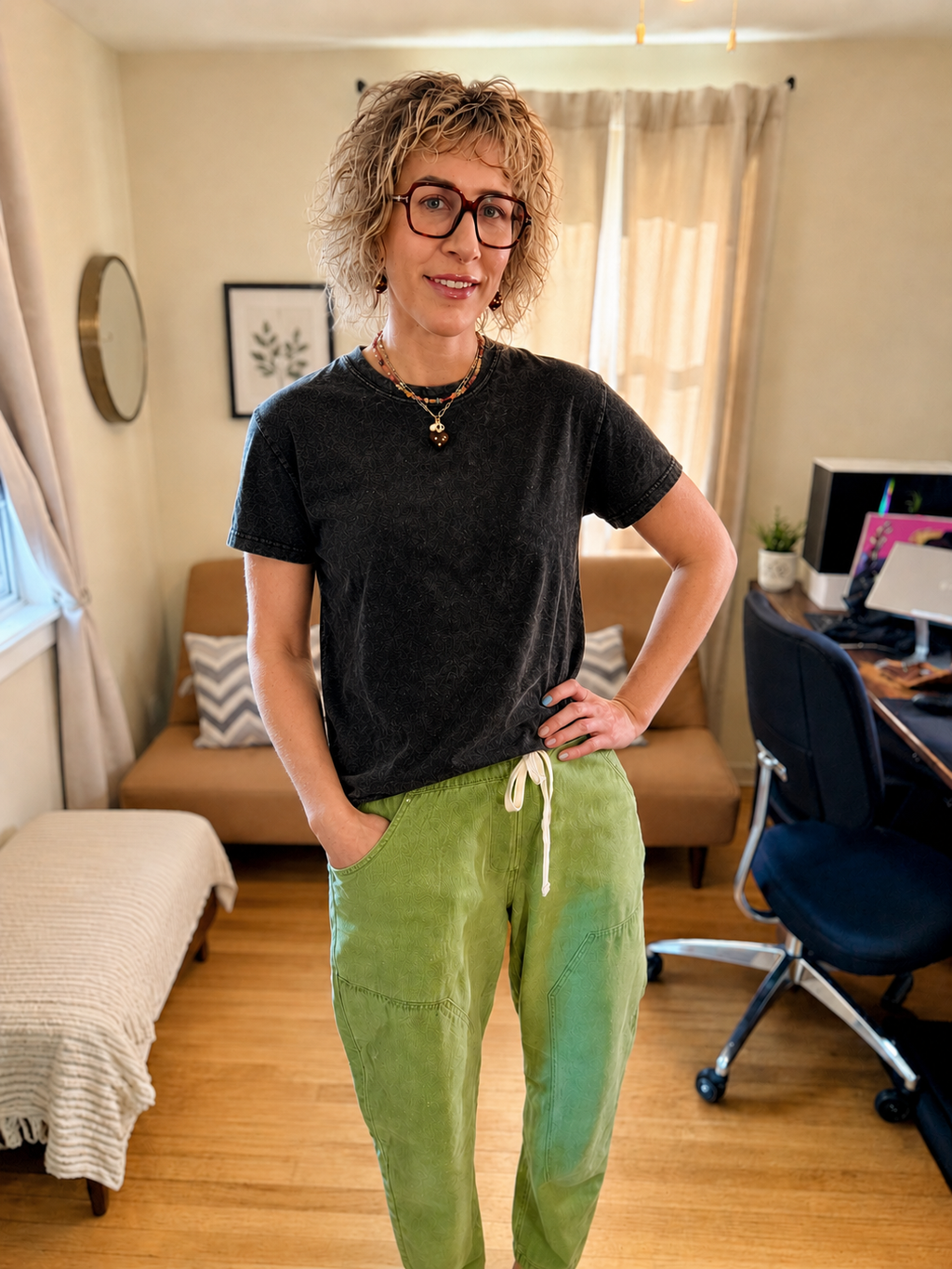 Have It Tall Women's Vintage Stone Wash T Shirt - Your Custom Length!