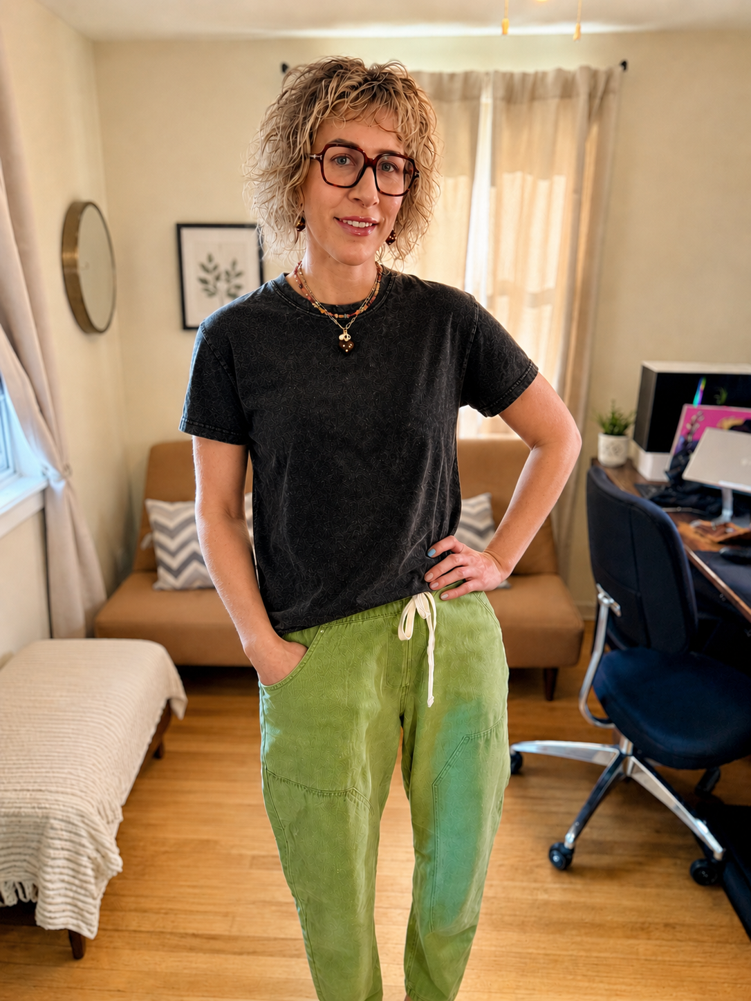 Have It Tall Women's Vintage Stone Wash T Shirt - Your Custom Length!