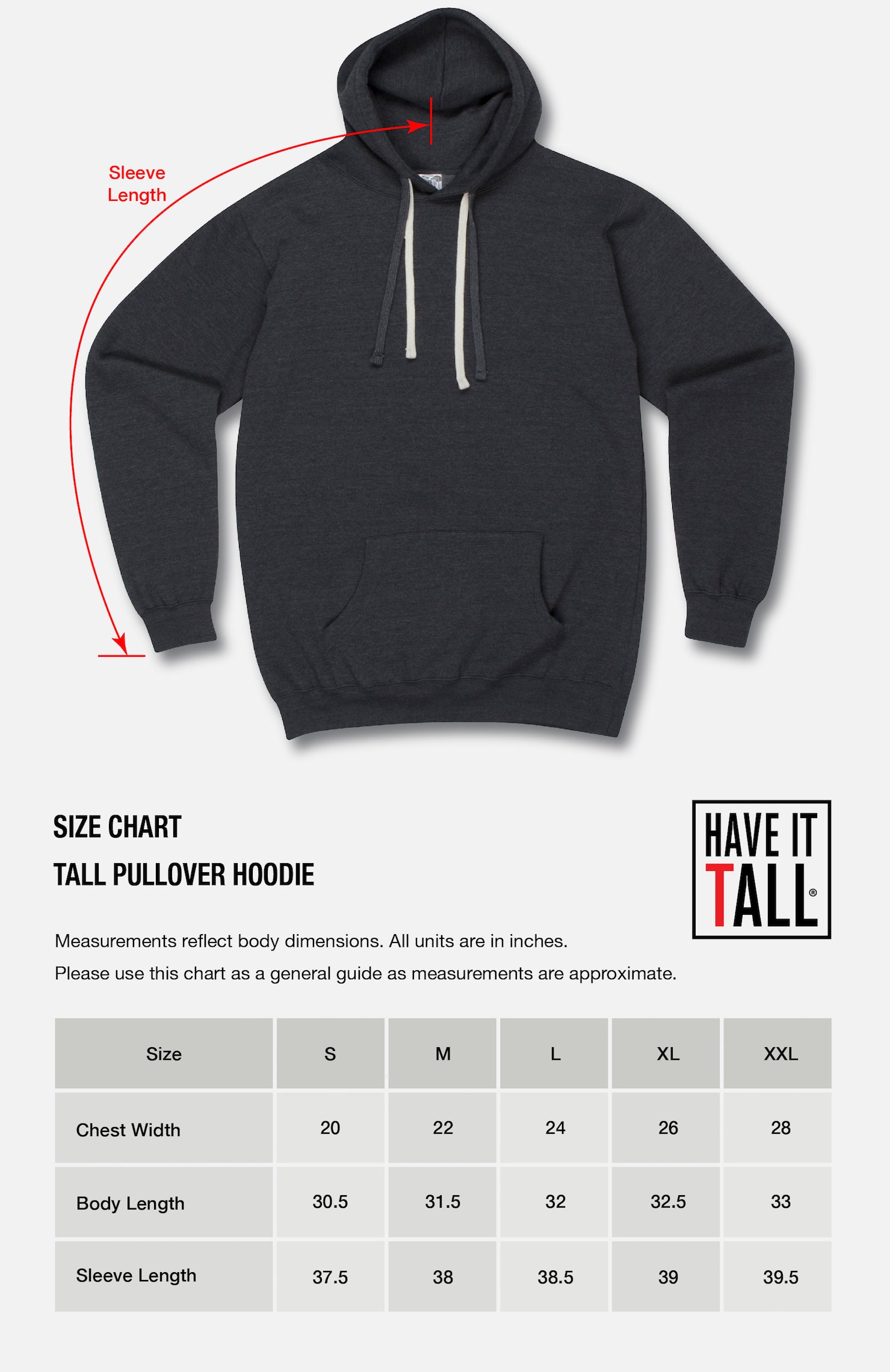 Extra large tall hoodies sale