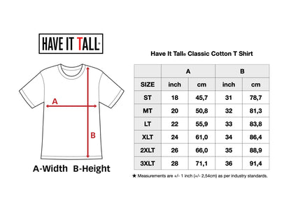 Custom Graphic/Photo Tall T-Shirt