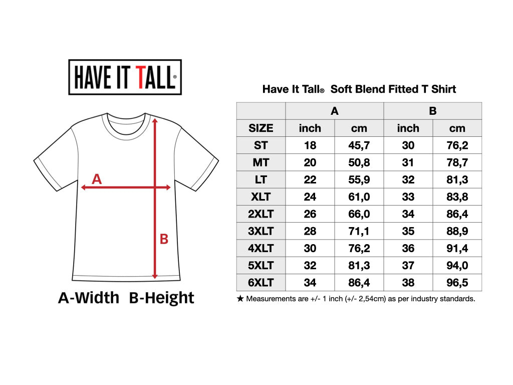 Have It Tall Soft Blend Fitted T Shirt