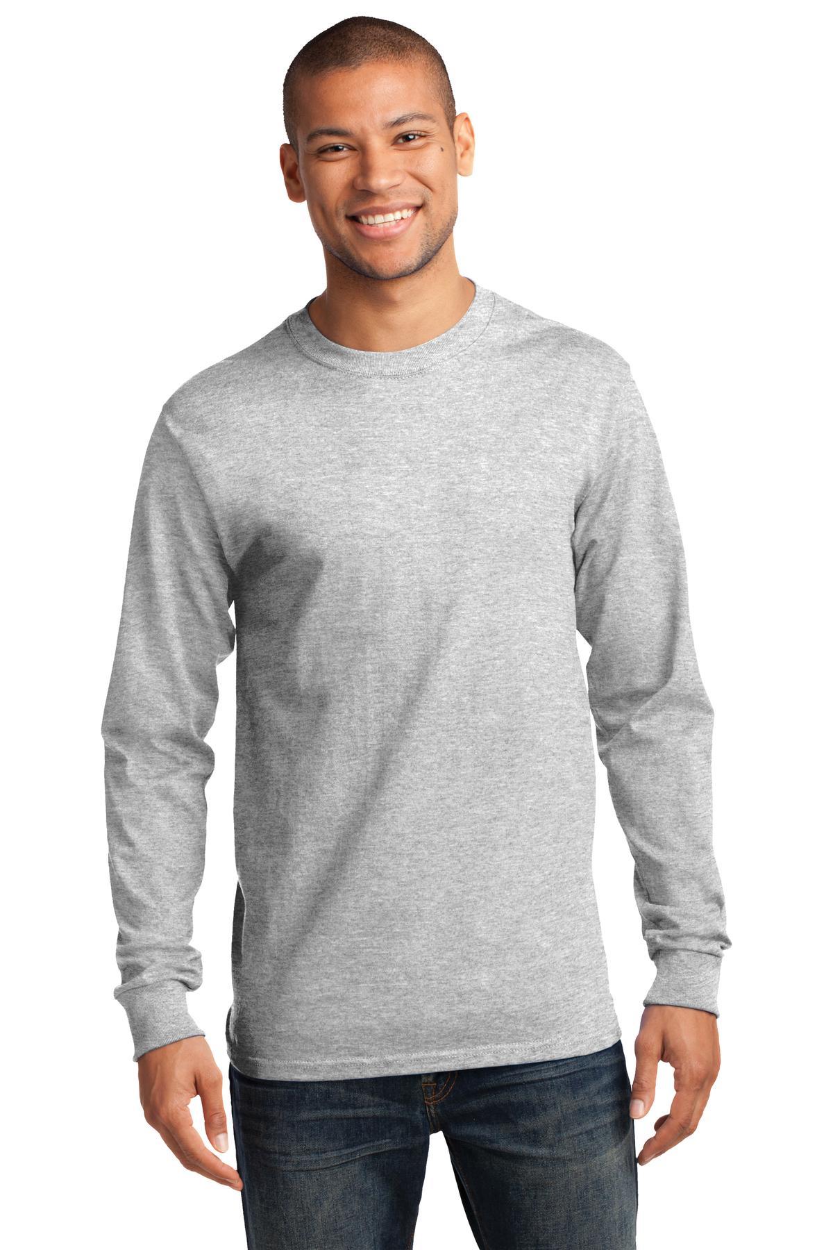 Port & Company Tall Heavyweight Cotton Long Sleeve Tee