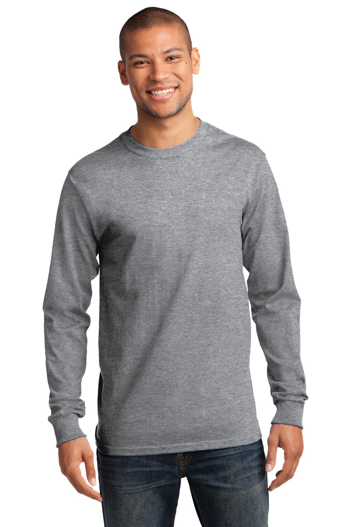 Port & Company Tall Heavyweight Cotton Long Sleeve Tee