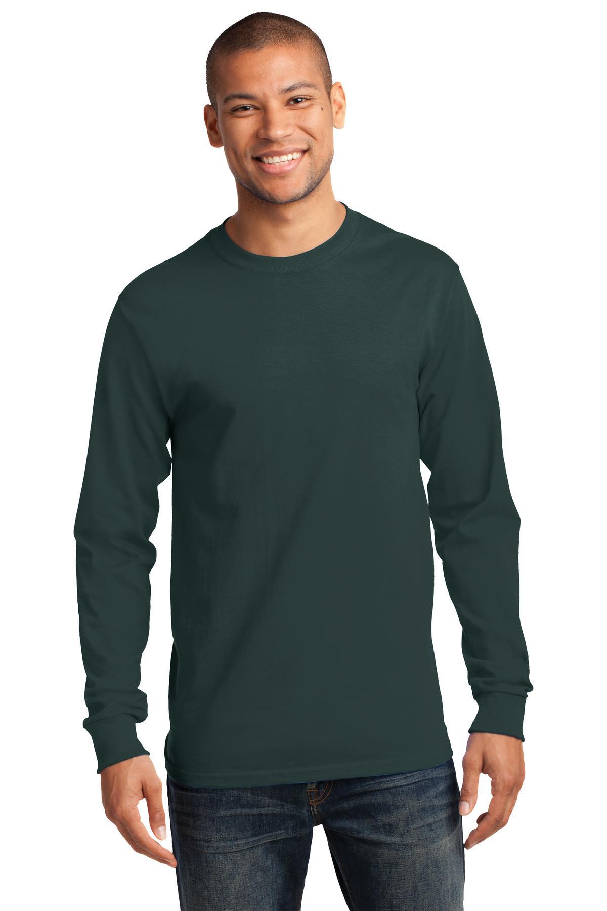 Port & Company Tall Heavyweight Cotton Long Sleeve Tee