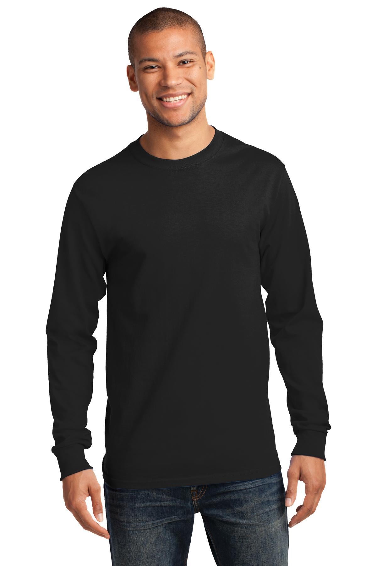 Port & Company Tall Heavyweight Cotton Long Sleeve Tee