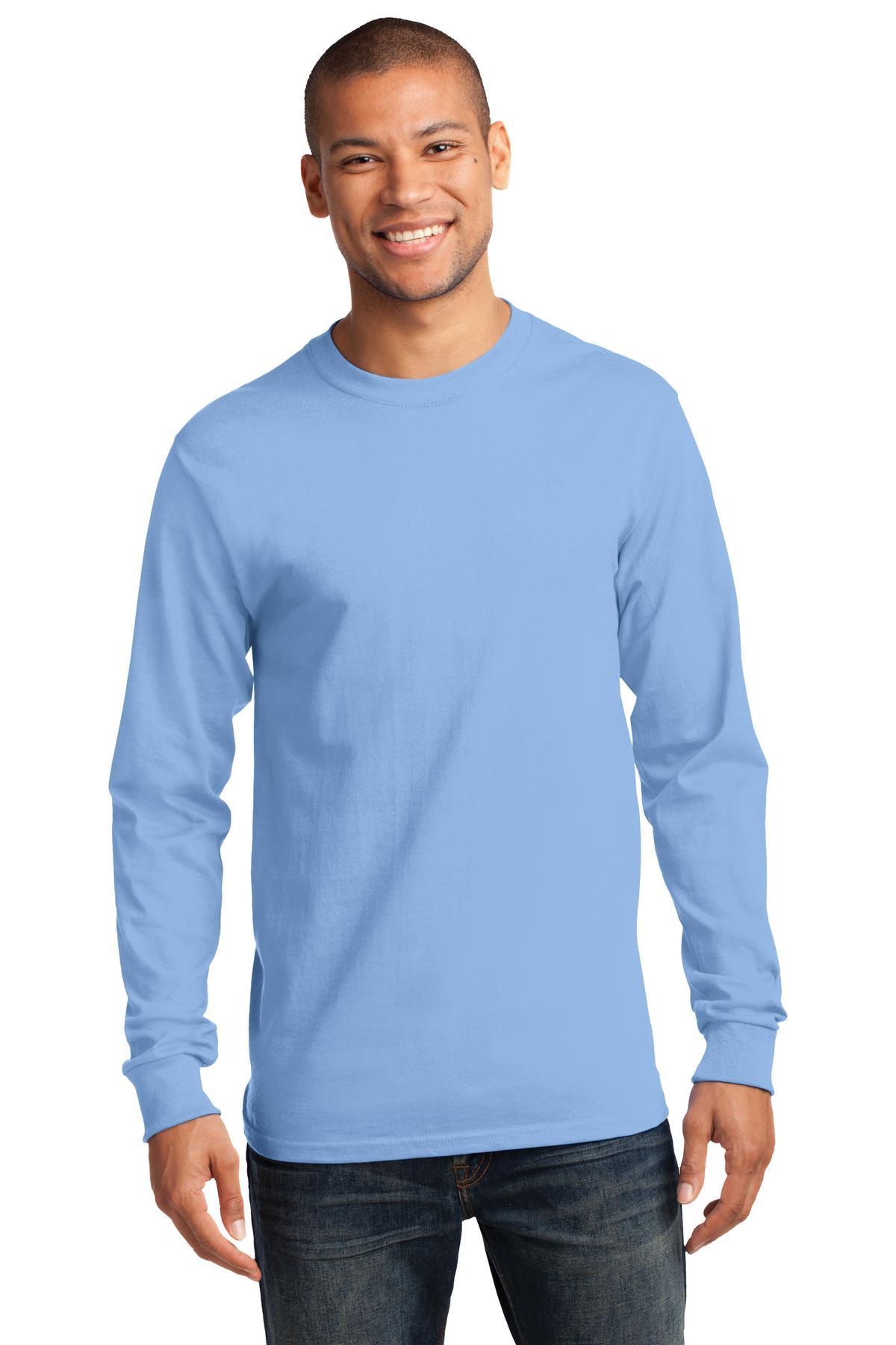 Port & Company Tall Heavyweight Cotton Long Sleeve Tee