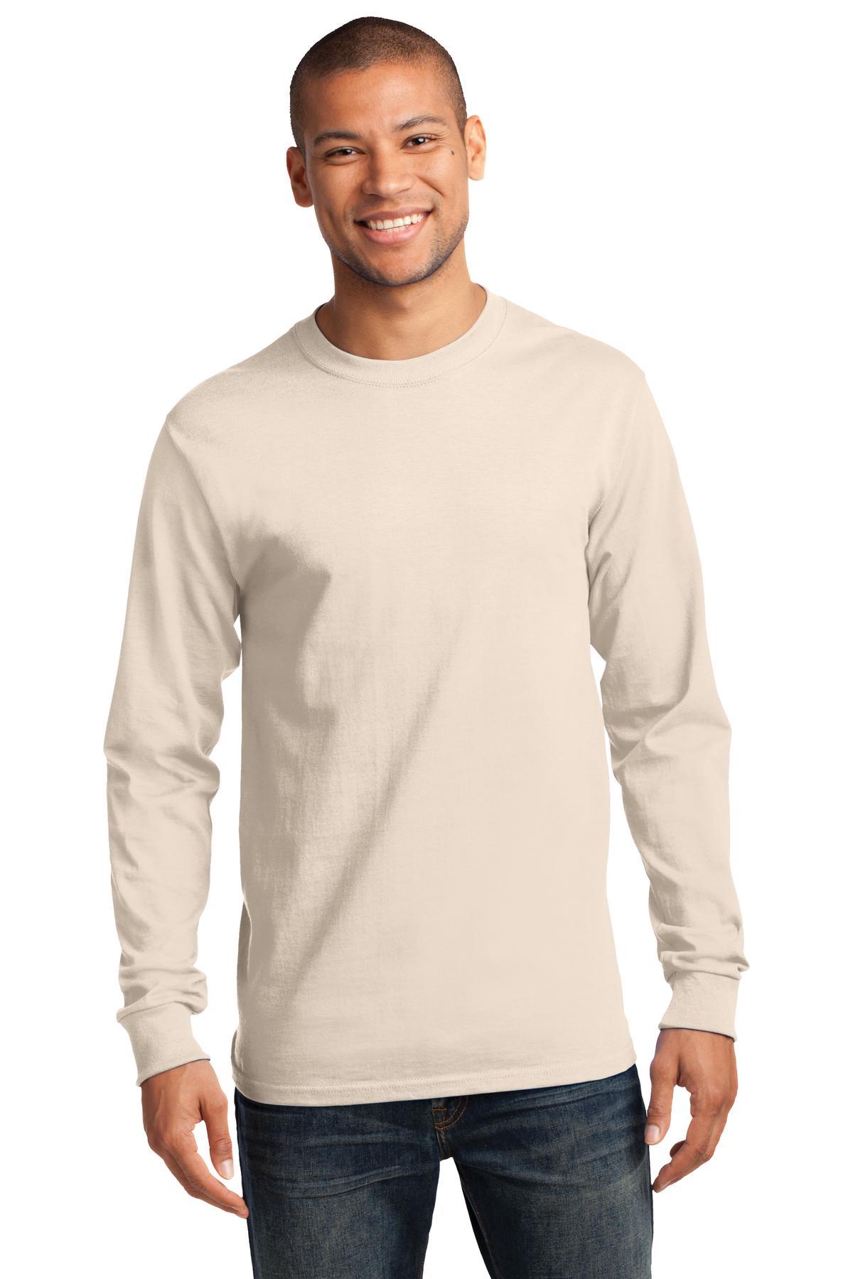 Port & Company Tall Heavyweight Cotton Long Sleeve Tee