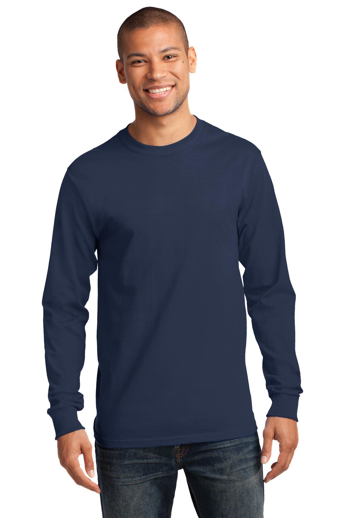 Port & Company Tall Heavyweight Cotton Long Sleeve Tee