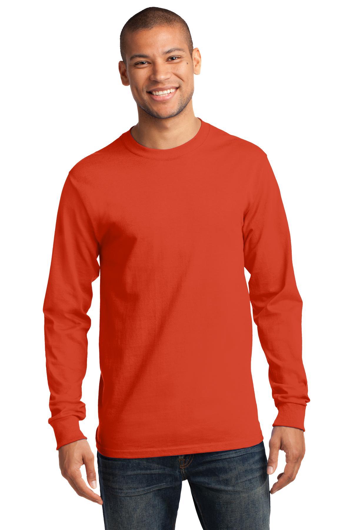 Port & Company Tall Heavyweight Cotton Long Sleeve Tee