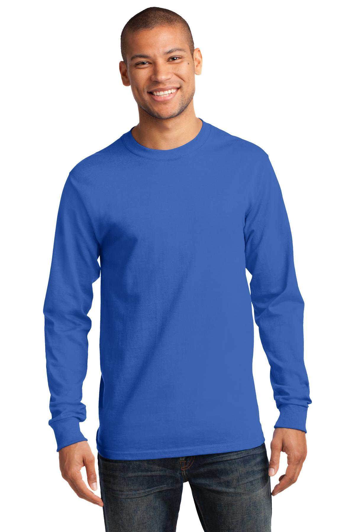 Port & Company Tall Heavyweight Cotton Long Sleeve Tee