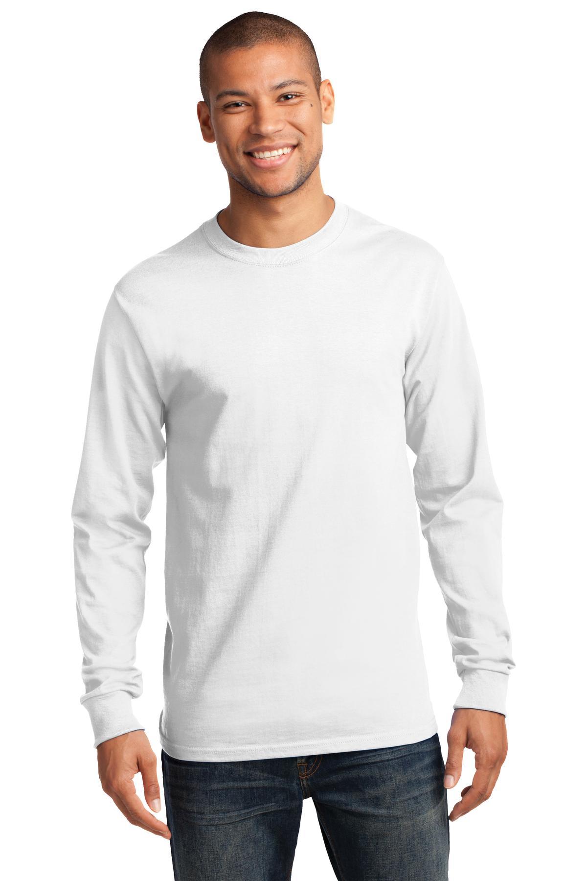 Port & Company Tall Heavyweight Cotton Long Sleeve Tee