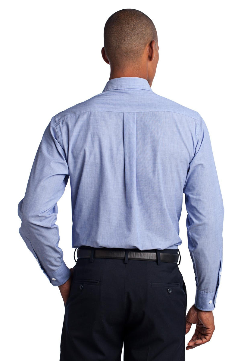 Port Authority Tall Crosshatch Easy Care Shirt