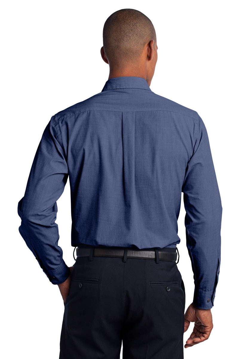 Port Authority Tall Crosshatch Easy Care Shirt