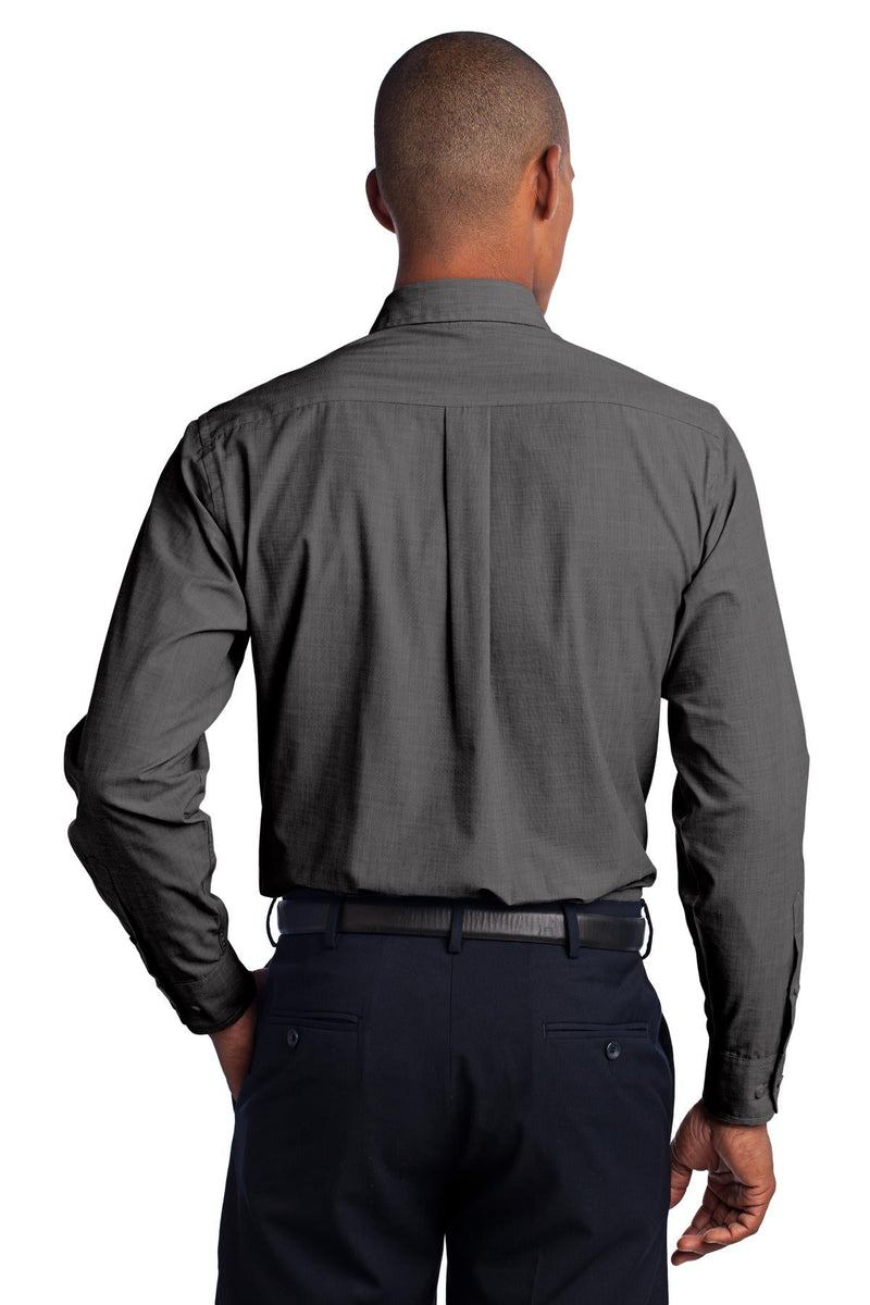 Port Authority Tall Crosshatch Easy Care Shirt