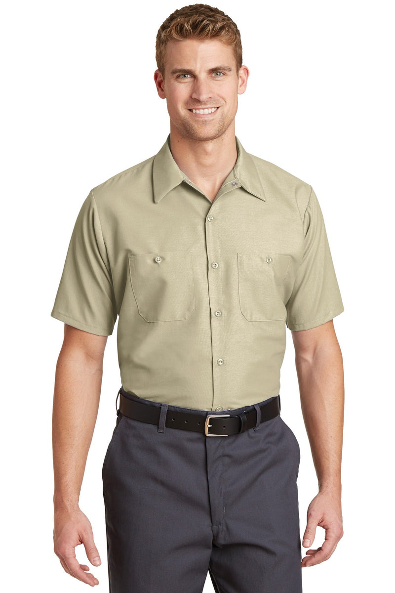 Red Kap Long Size Short Sleeve Industrial Work Shirt