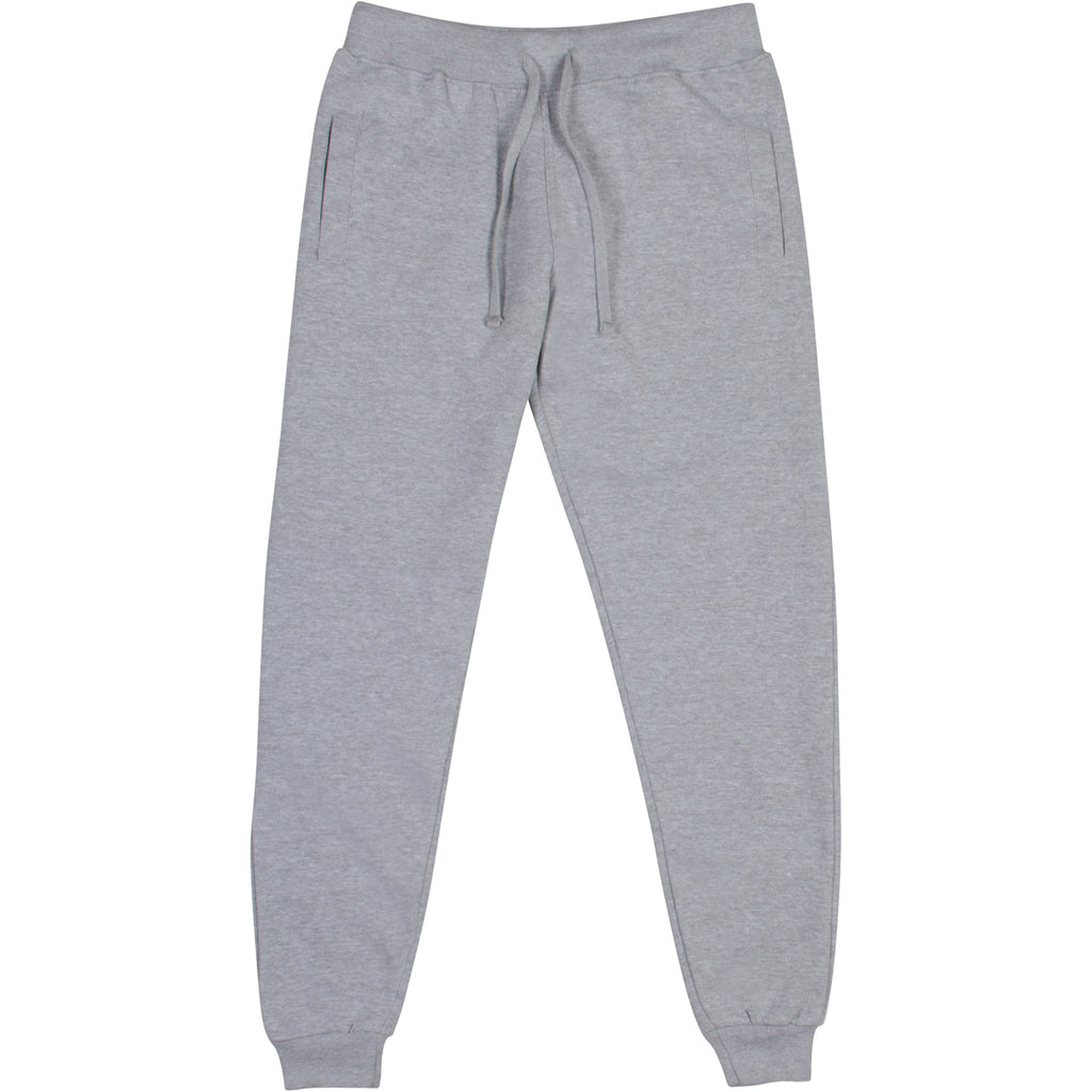 Have It Tall joggers sweat pants for comfort with extra length in sports gray against a white background