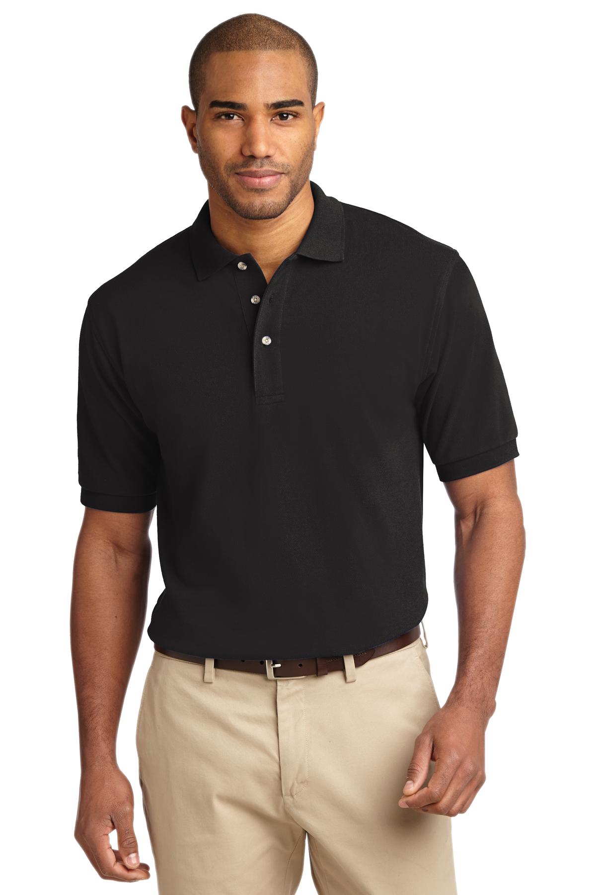 Port Authority Tall Heavyweight Cotton Pique Polo