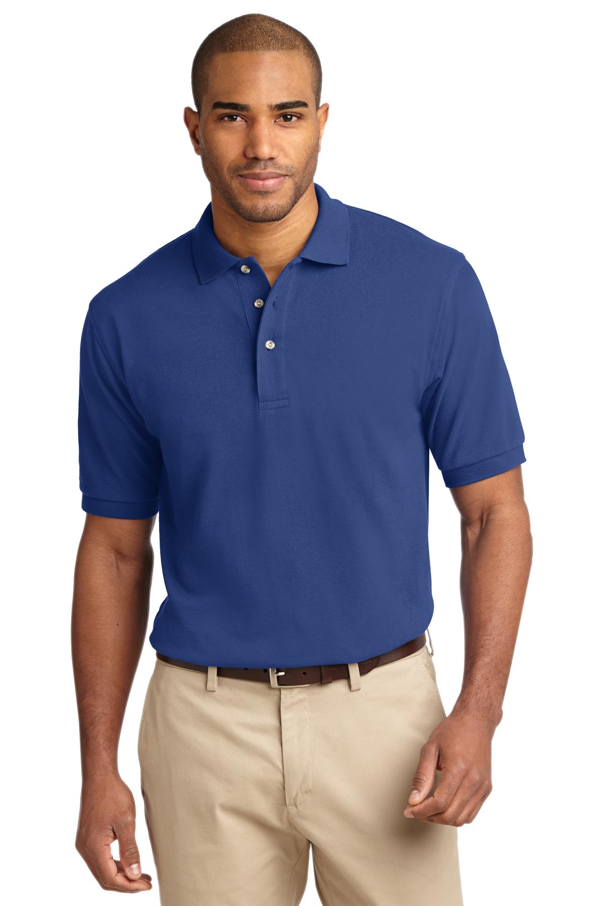 Port Authority Tall Heavyweight Cotton Pique Polo