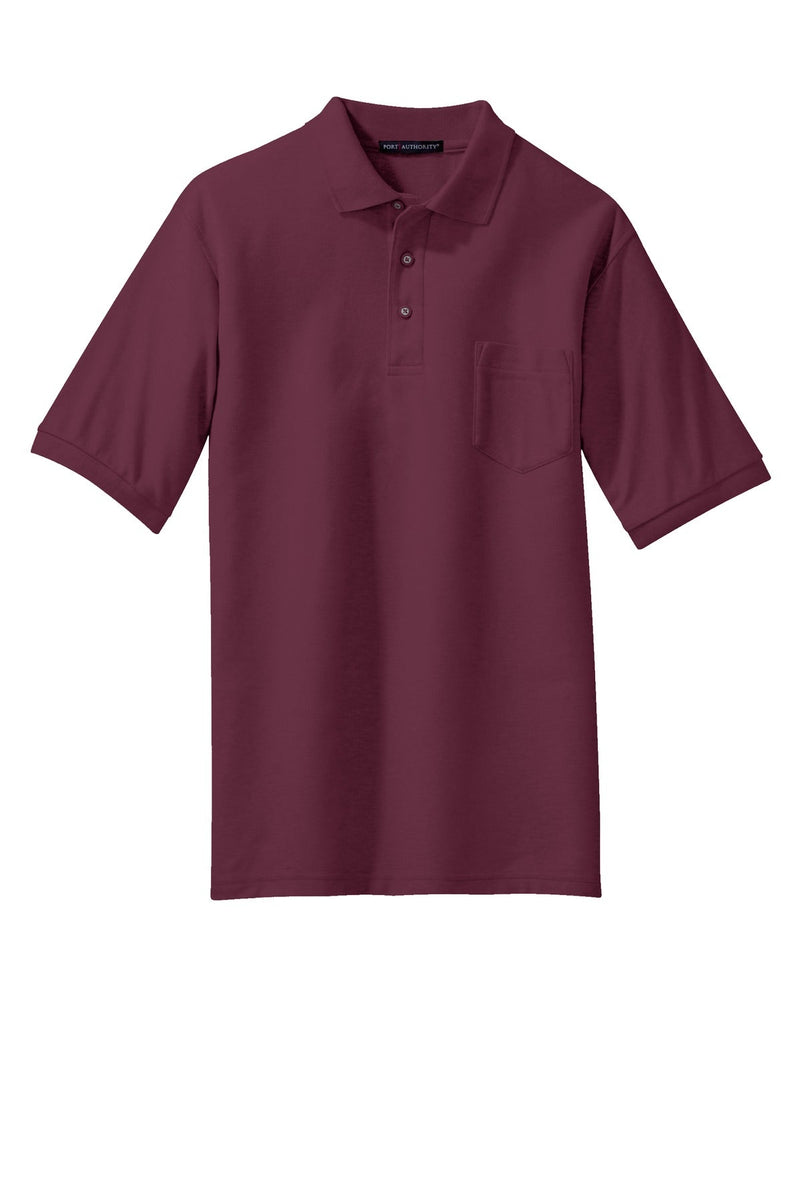 Port Authority Tall Silk Touch Polo with Pocket
